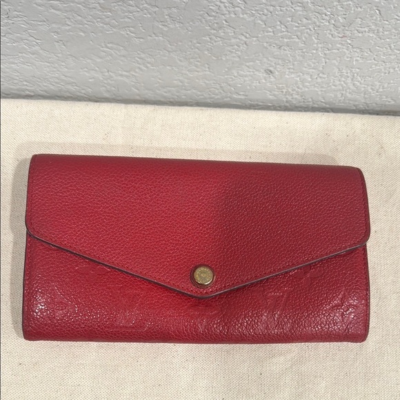 Louis Vuitton Handbags - Louis Vuitton Sarah Empreinte Wallet in Scarlet